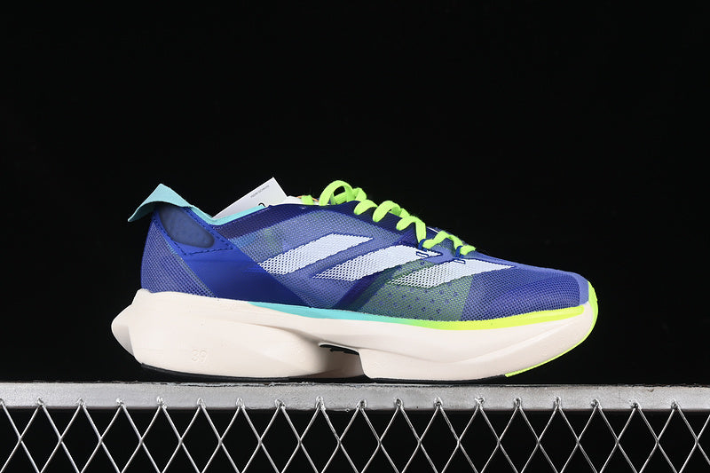 adidas ADIZERO ADIOS PRO 3 Cobalt Blue/Zero Metallic/Lucid Lemon