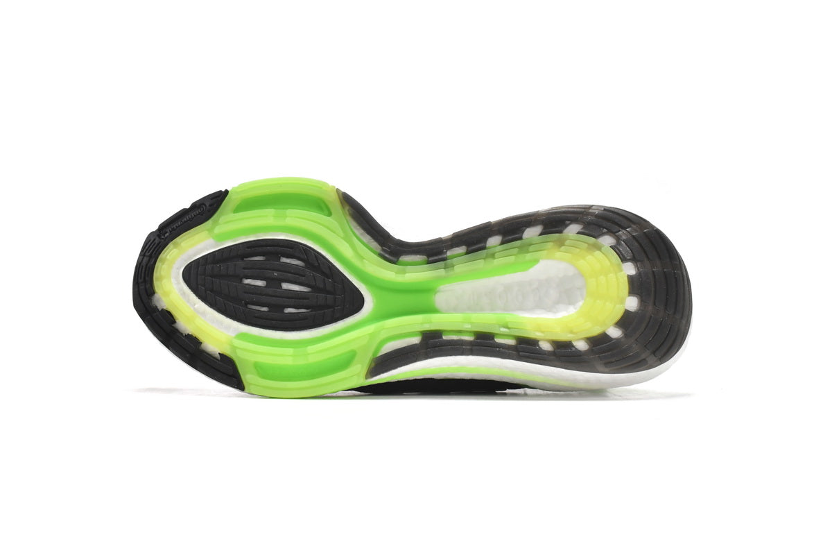 Adidas Ultra Boost 22 Black Solar Green