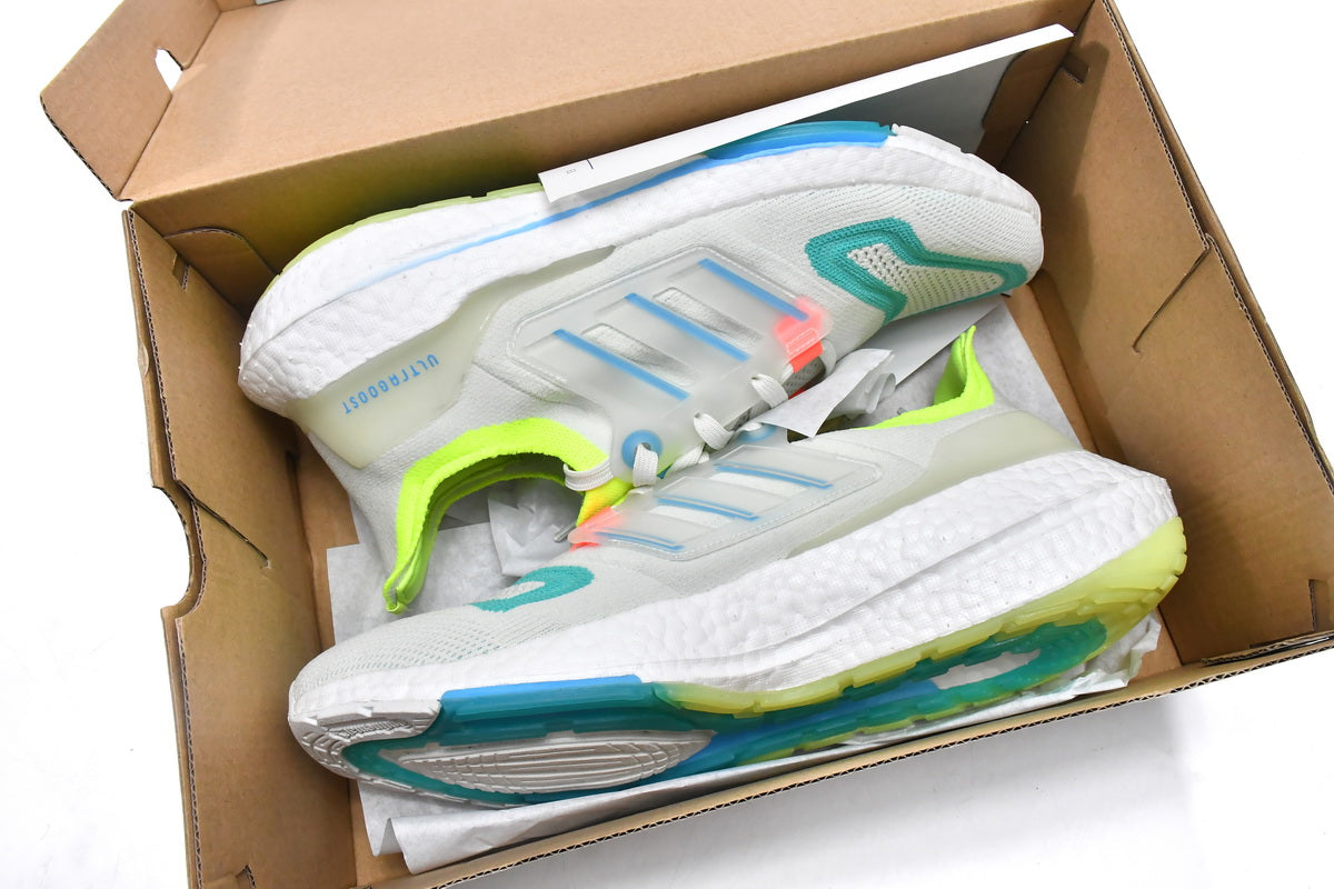 Adidas Ultra Boost 22 White Sky Rush Mint