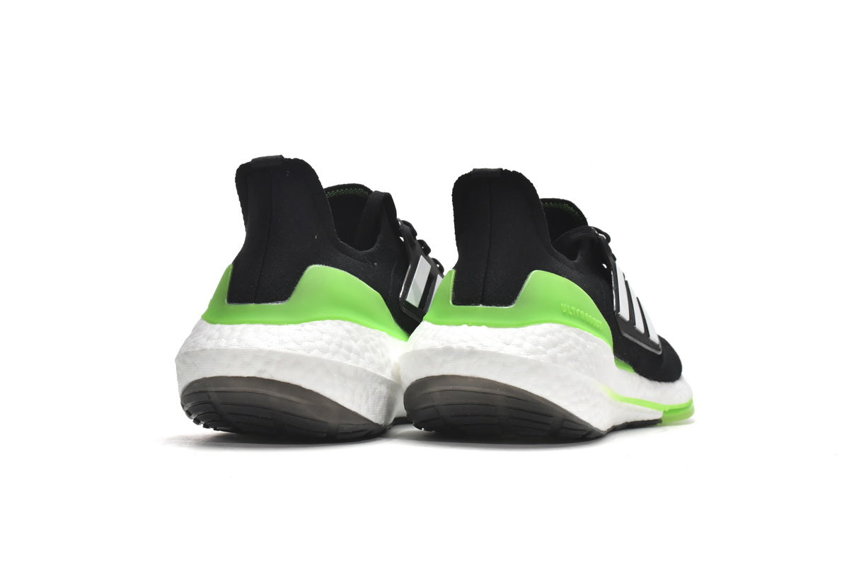 Adidas Ultra Boost 22 Black Solar Green